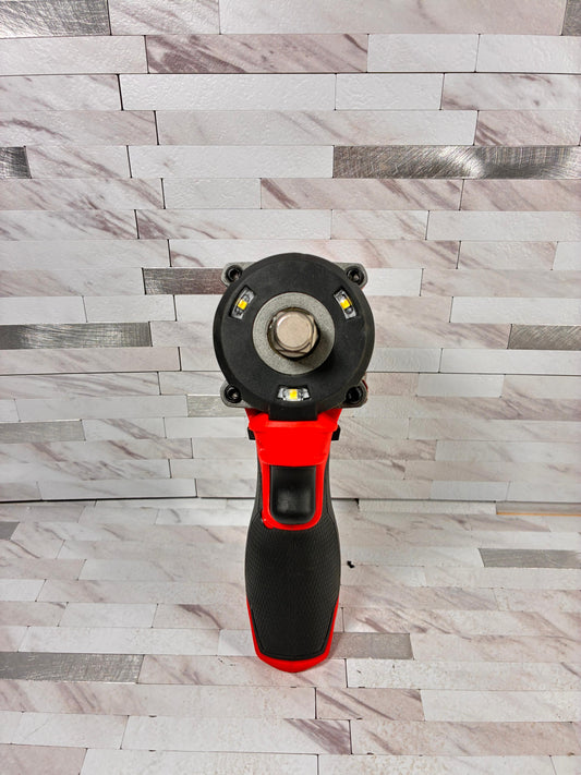 Milwaukee M12 FUEL 12V Lithium-Ion Brushless Cordless Stubby 1/2 in. Impact Wrench (Tool-Only)
