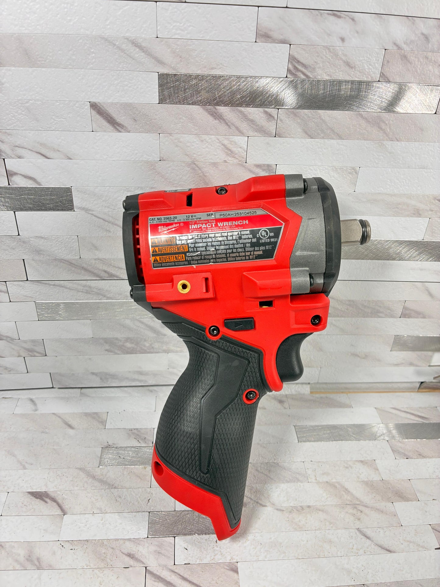 Milwaukee M12 FUEL 12V Lithium-Ion Brushless Cordless Stubby 1/2 in. Impact Wrench (Tool-Only)