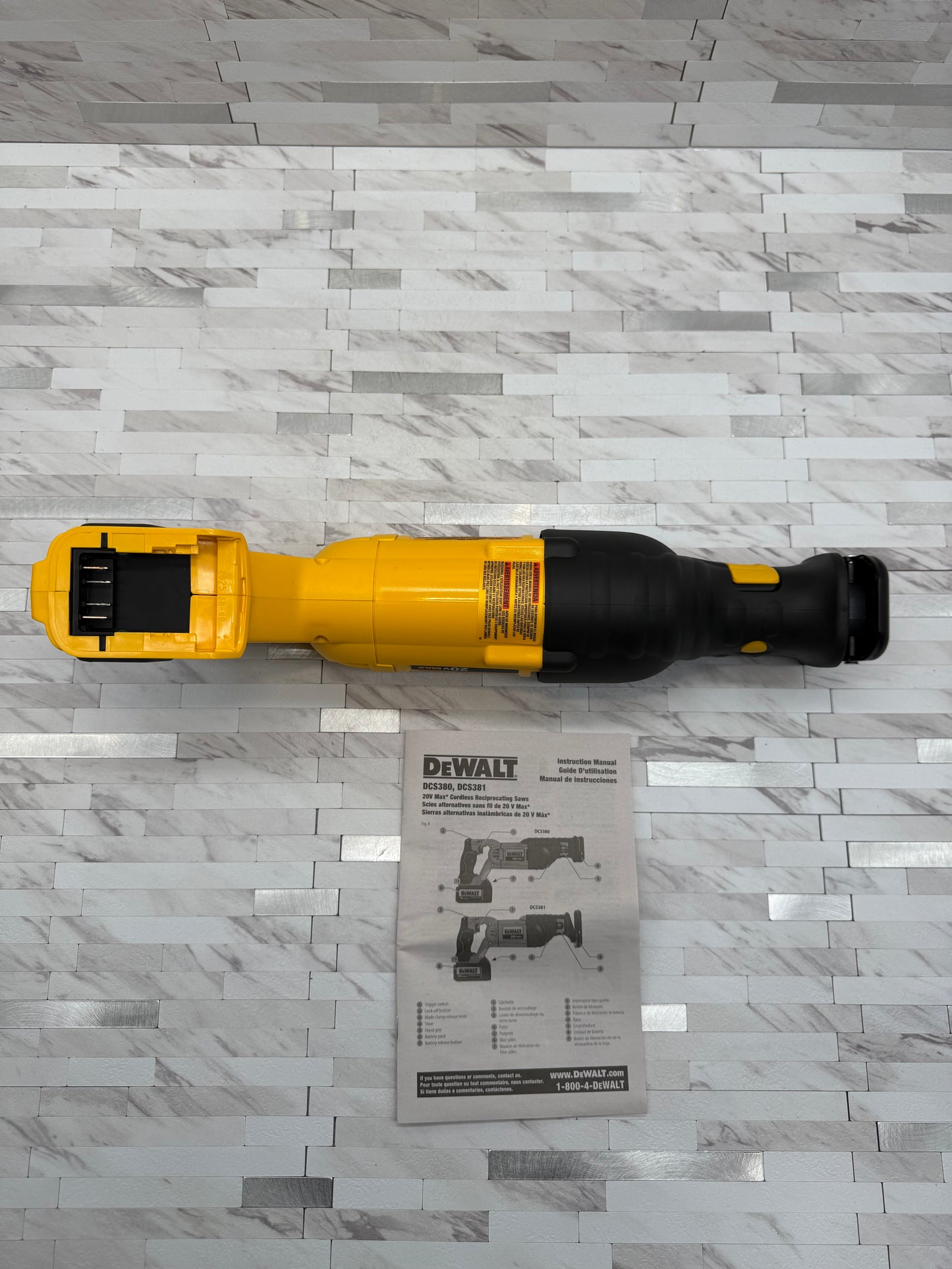 Dewalt 20V MAX Cordless Reciprocating Saw (Tool Only)