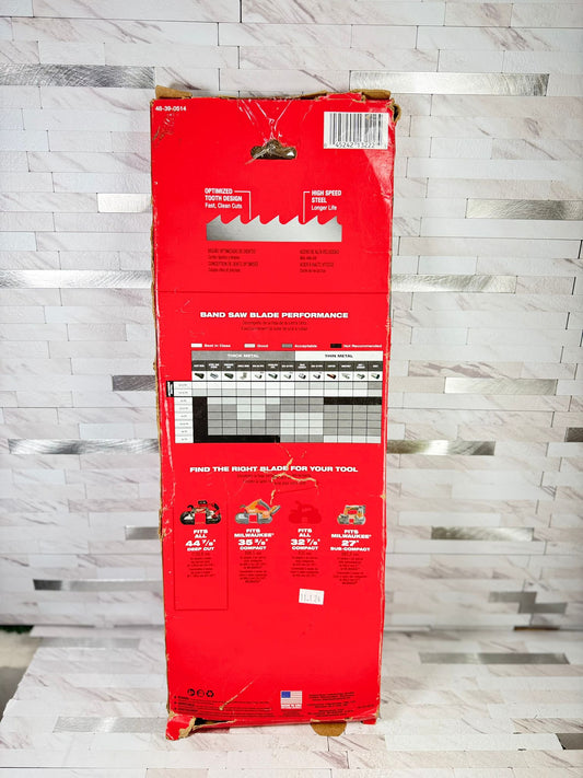 Milwaukee 44-7/8 in. 14 TPI Deep Cut Portable Bi-Metal Band Saw Blade (2-Pack) For M18 FUEL/Corded