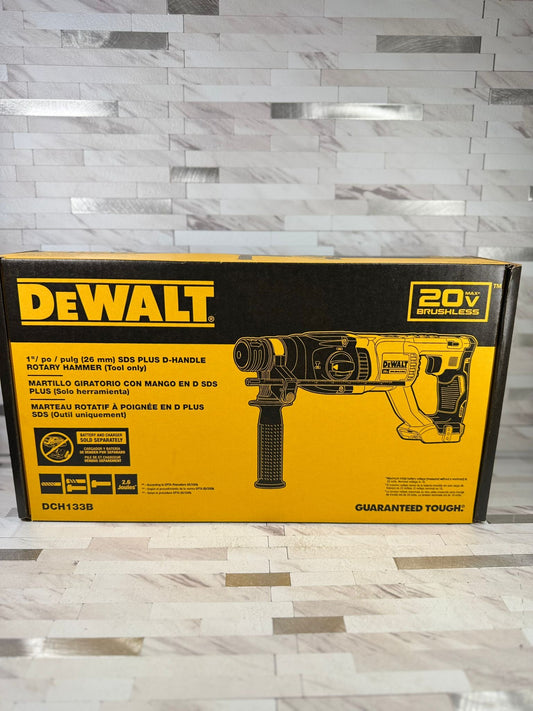 Dewalt 20V MAX Cordless Brushless 1 in. SDS Plus D-Handle Concrete and Masonry Rotary Hammer (Tool Only)