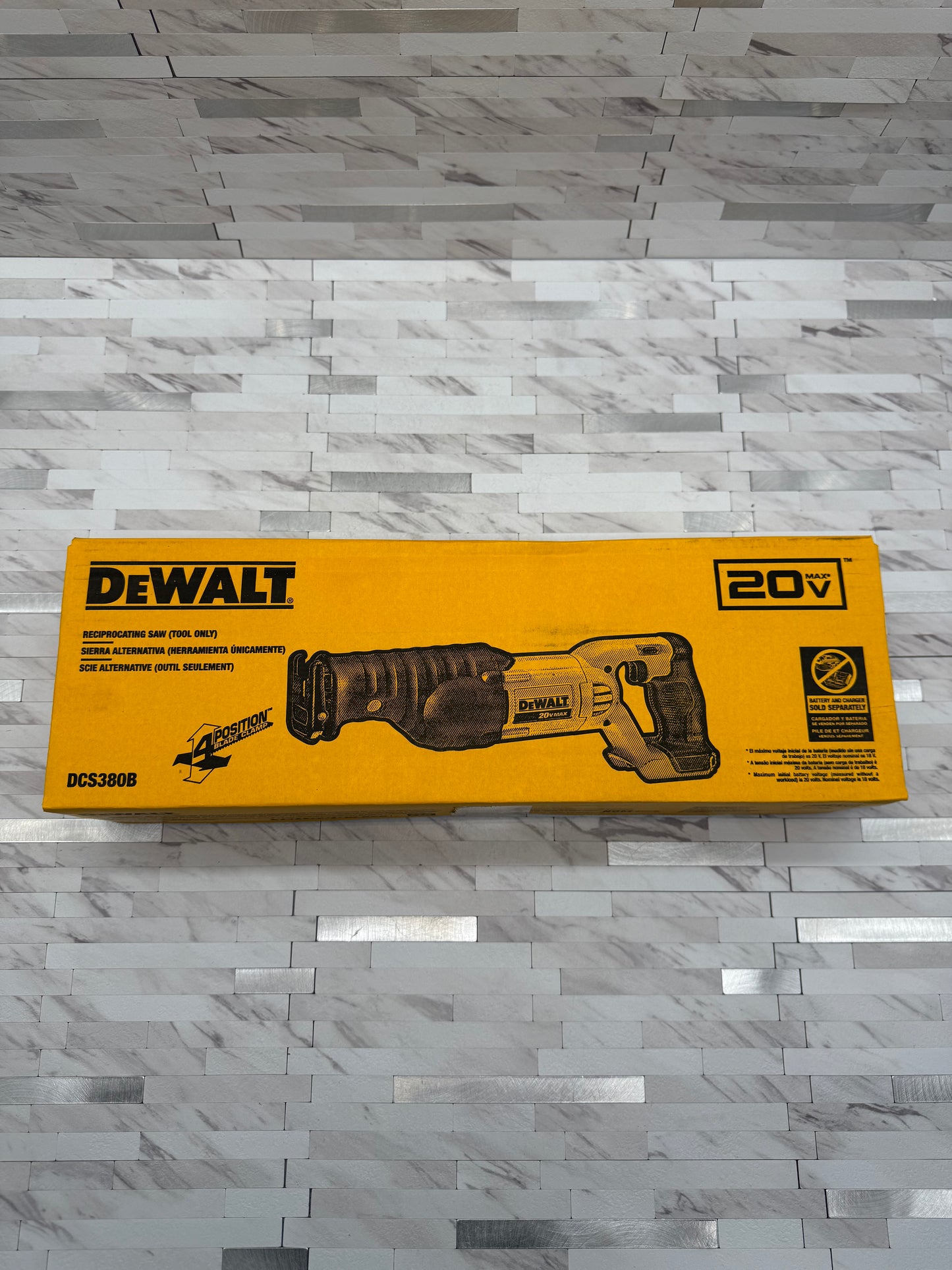 Dewalt 20V MAX Cordless Reciprocating Saw (Tool Only)