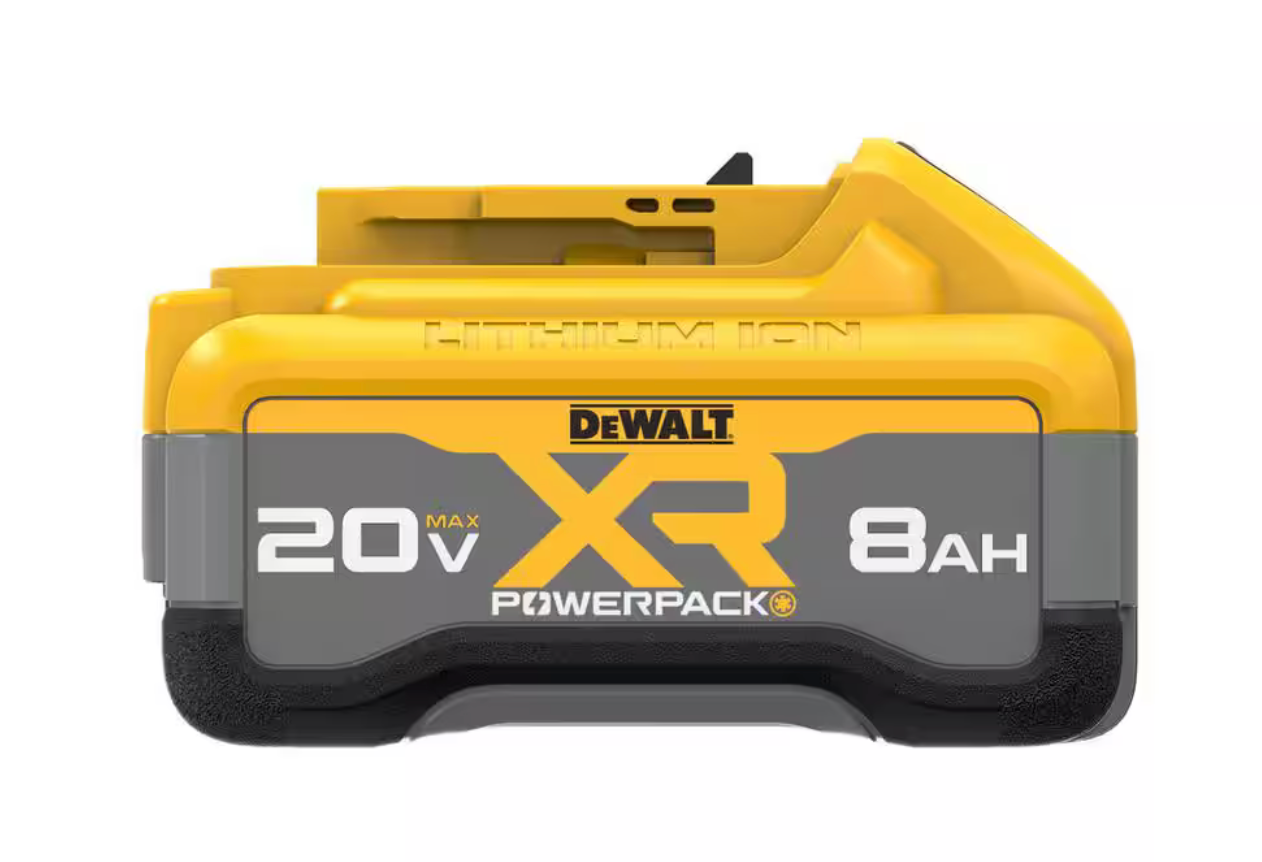 Dewalt 20Volt MAX XR LithiumIon 8.0 Ah Battery Pack PINTO TOOLS LLC