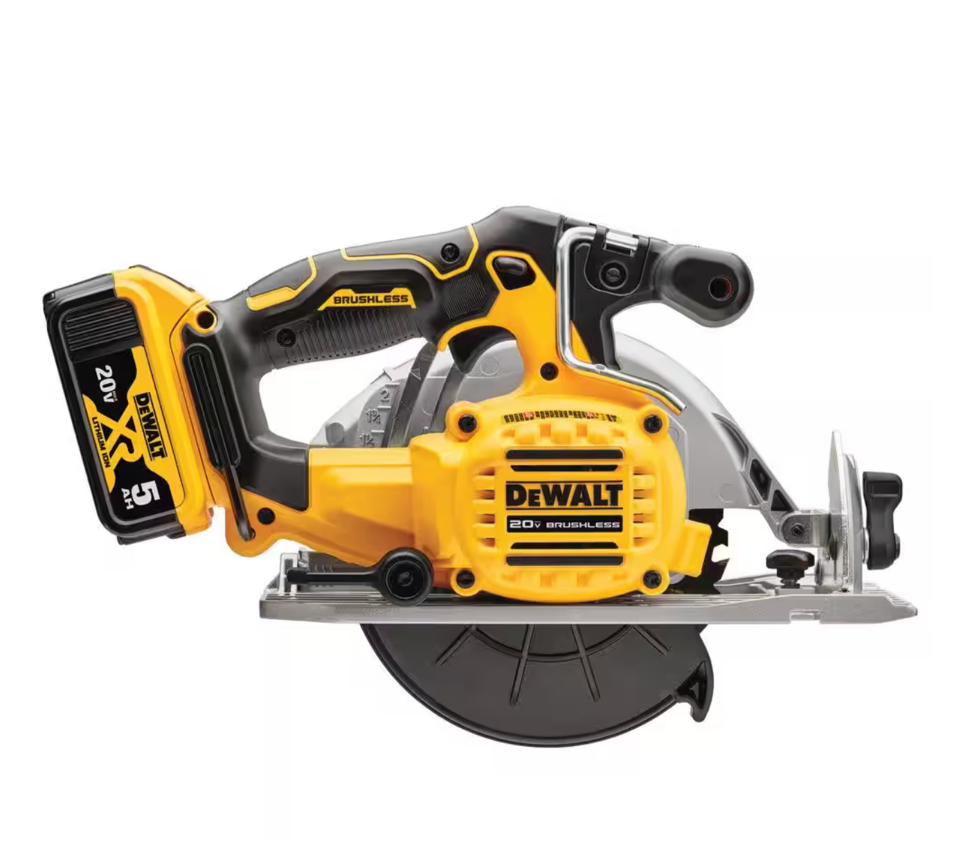 Dewalt 20V MAX Lithium-Ion Cordless 6-1/2 in. Circular Saw w/ 5.0AH and Charger