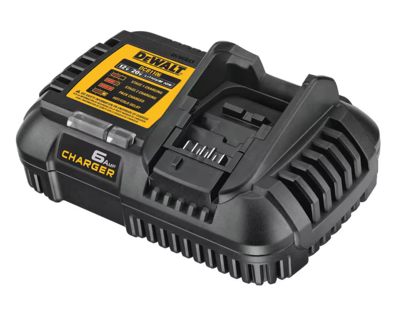 Dewalt FLEXVOLT 20V/60V MAX Lithium-Ion 6.0Ah Battery Pack with 6 Amp Output Charger