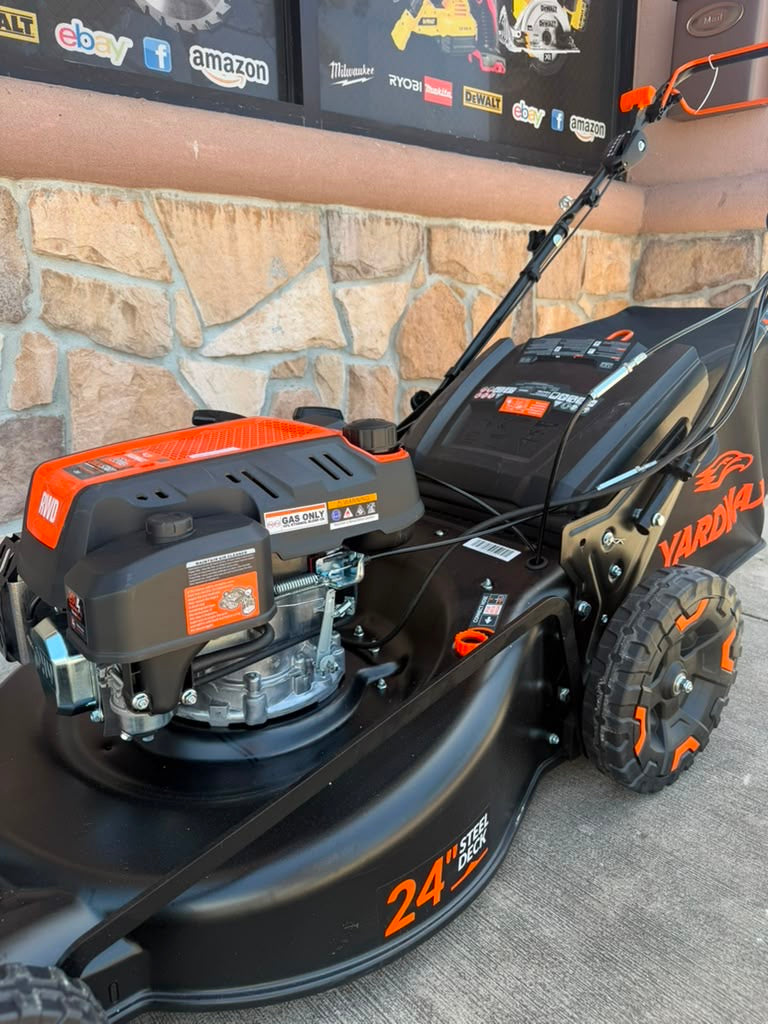 YARDMAX YG4761 24-inch heavy-duty lawn mower