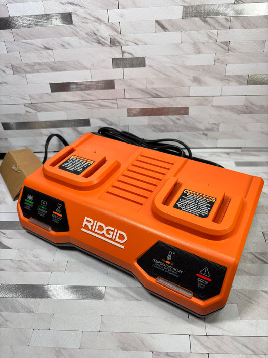 Ridgid 18V Dual Port Simultaneous Charger