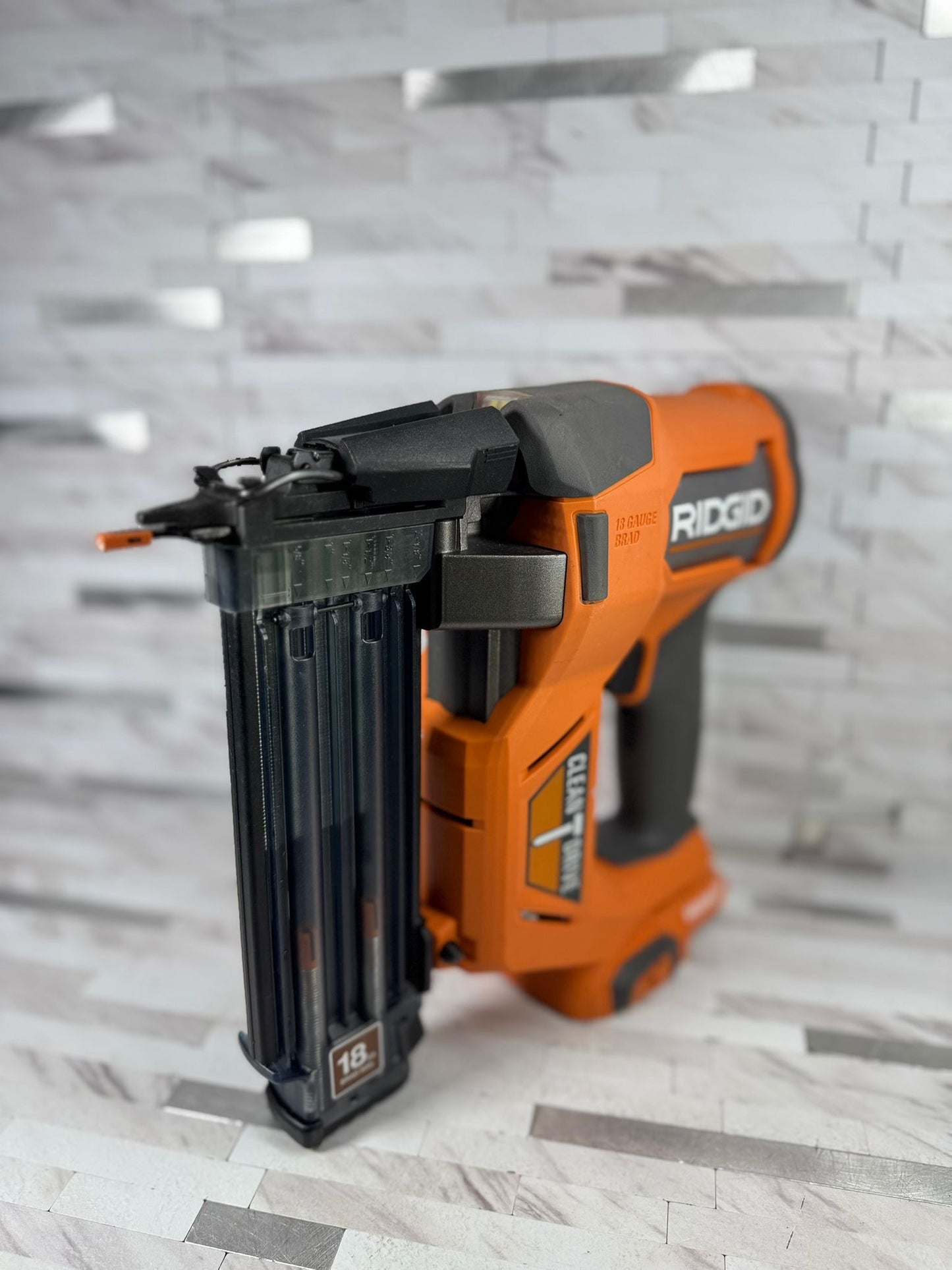 18V Ridgid Brushless Cordless 18-Gauge 2-1/8 in. Brad Nailer (Tool Only)