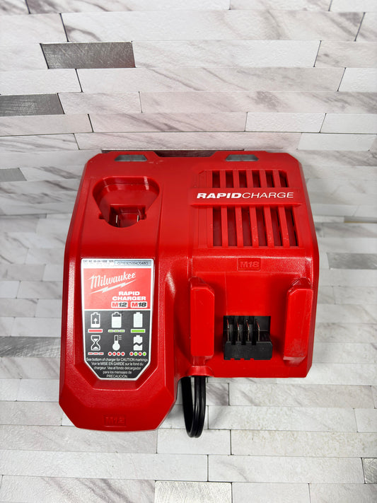 Milwaukee M12 and M18 12-Volt/18-Volt Lithium-Ion Multi-Voltage Rapid Battery Charger