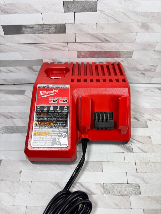 Milwaukee M12 and M18 12-Volt/18-Volt Lithium-Ion Multi-Voltage Battery Charger