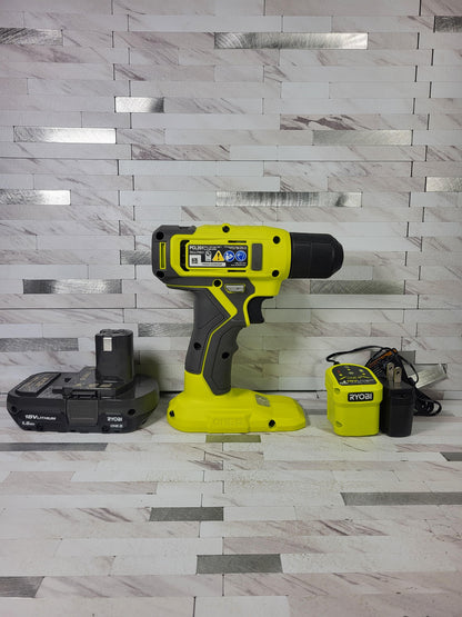 Ryobi ONE+ 18V Cordless 3/8 in. Drill/Driver Kit with 1.5 Ah Battery and Charger