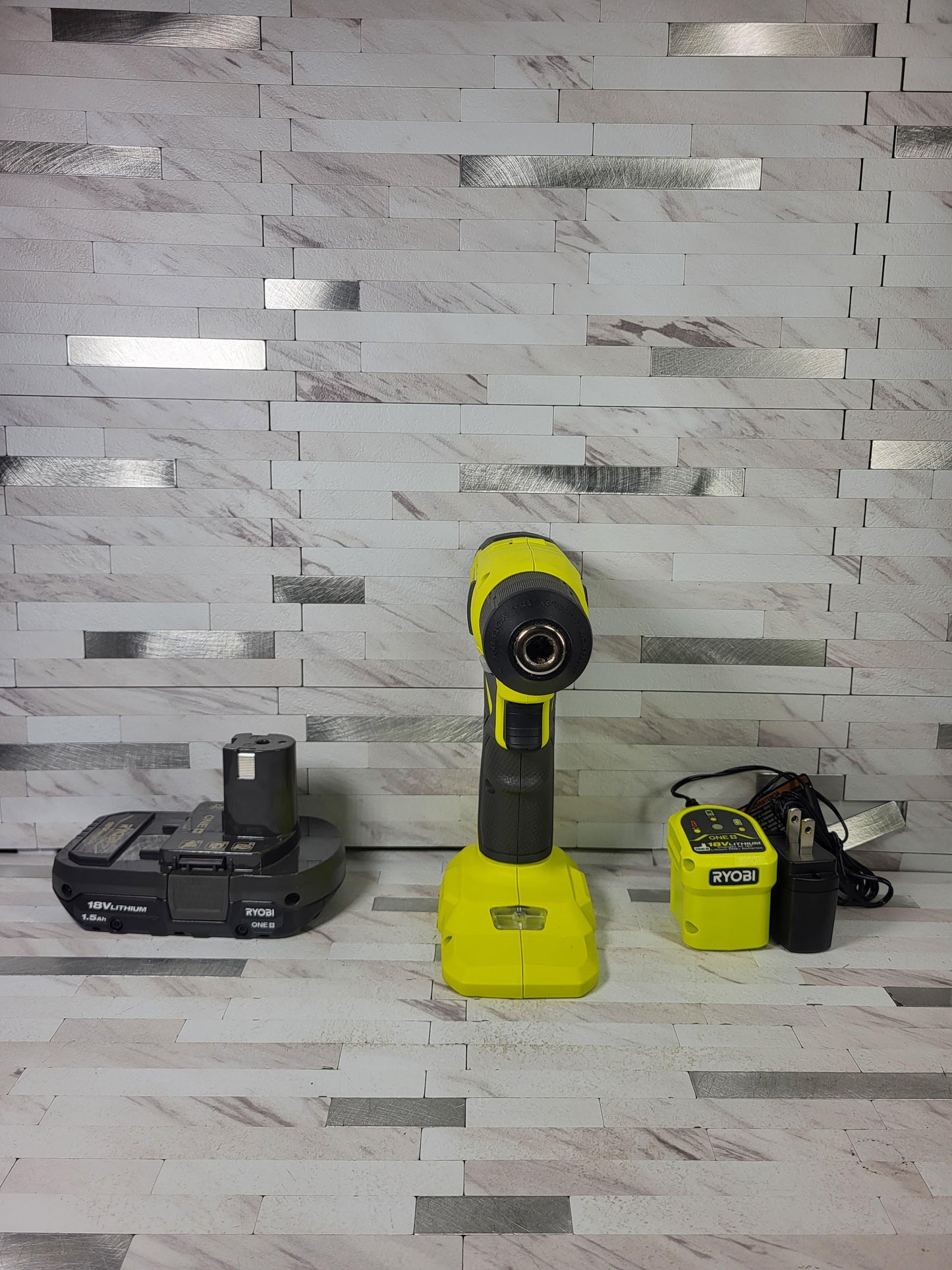 Ryobi ONE+ 18V Cordless 3/8 in. Drill/Driver Kit with 1.5 Ah Battery and Charger