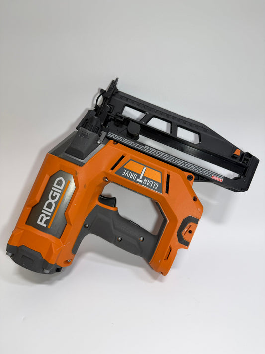 This is a RIDGID 18V Brushless 16-Gauge Straight Finish Nailer (Tool Only)