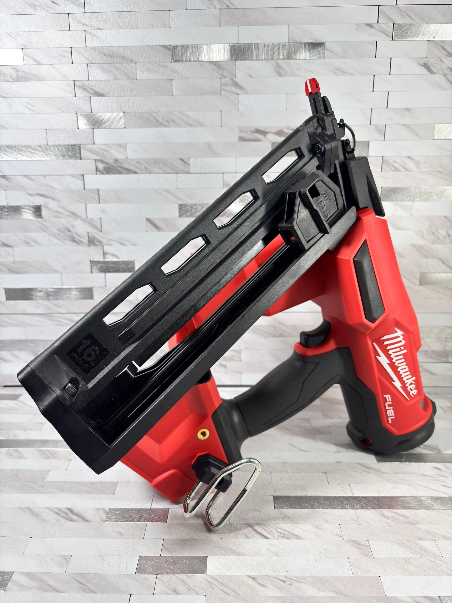 Milwaukee M18 FUEL 18-Volt Lithium-Ion Brushless Cordless Gen II 16-Gauge Angled Finish Nailer (Tool-Only)