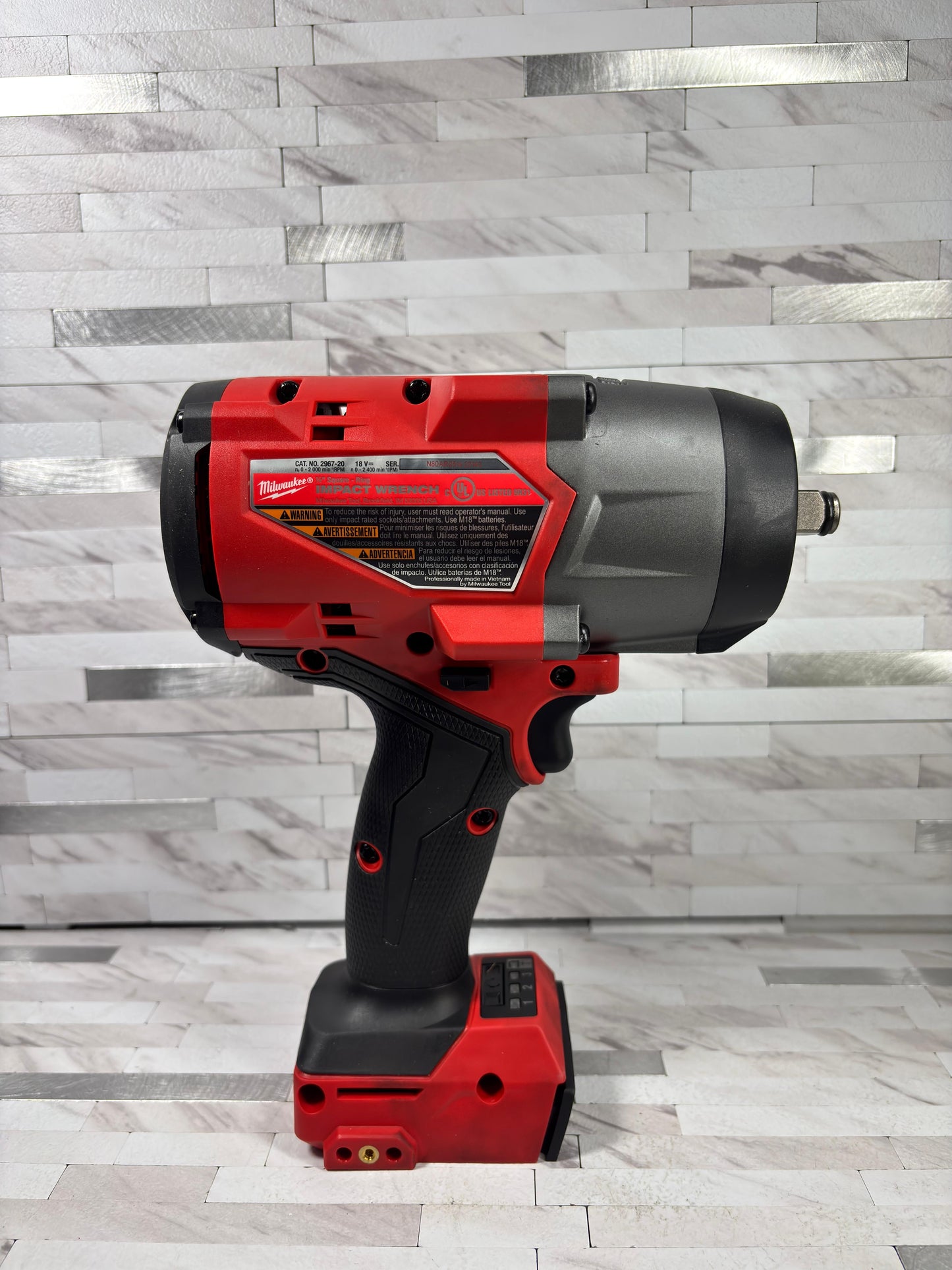M18 Milwaukee FUEL 18V Brushless  1/2 in. Impact Wrench w/Friction Ring (Tool-Only)