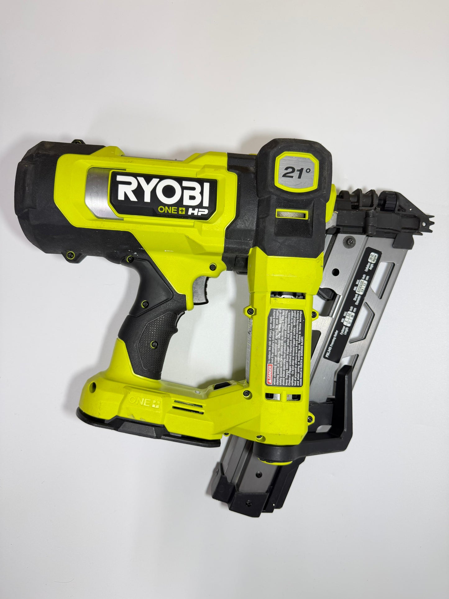 RYOBI 18V ONE+ HP 21-Degree Framing Nailer (Tool Only)
