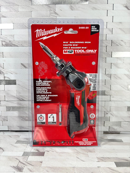 Milwaukee M12 12-Volt Lithium-Ion Cordless Soldering Iron (Tool-Only)