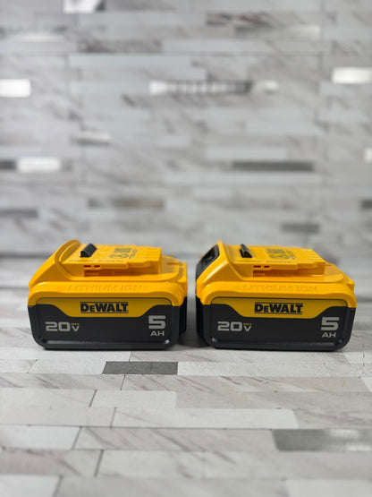 DEWALT 20 -Volt 2 -Pack Lithium-ion (5 AH Battery and Charger)