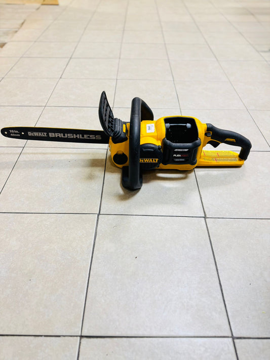 Dewalt Flexvolt 60V MAX 16in. Brushless Cordless Battery Powered Chainsaw (Tool Only) “NO CHAIN"