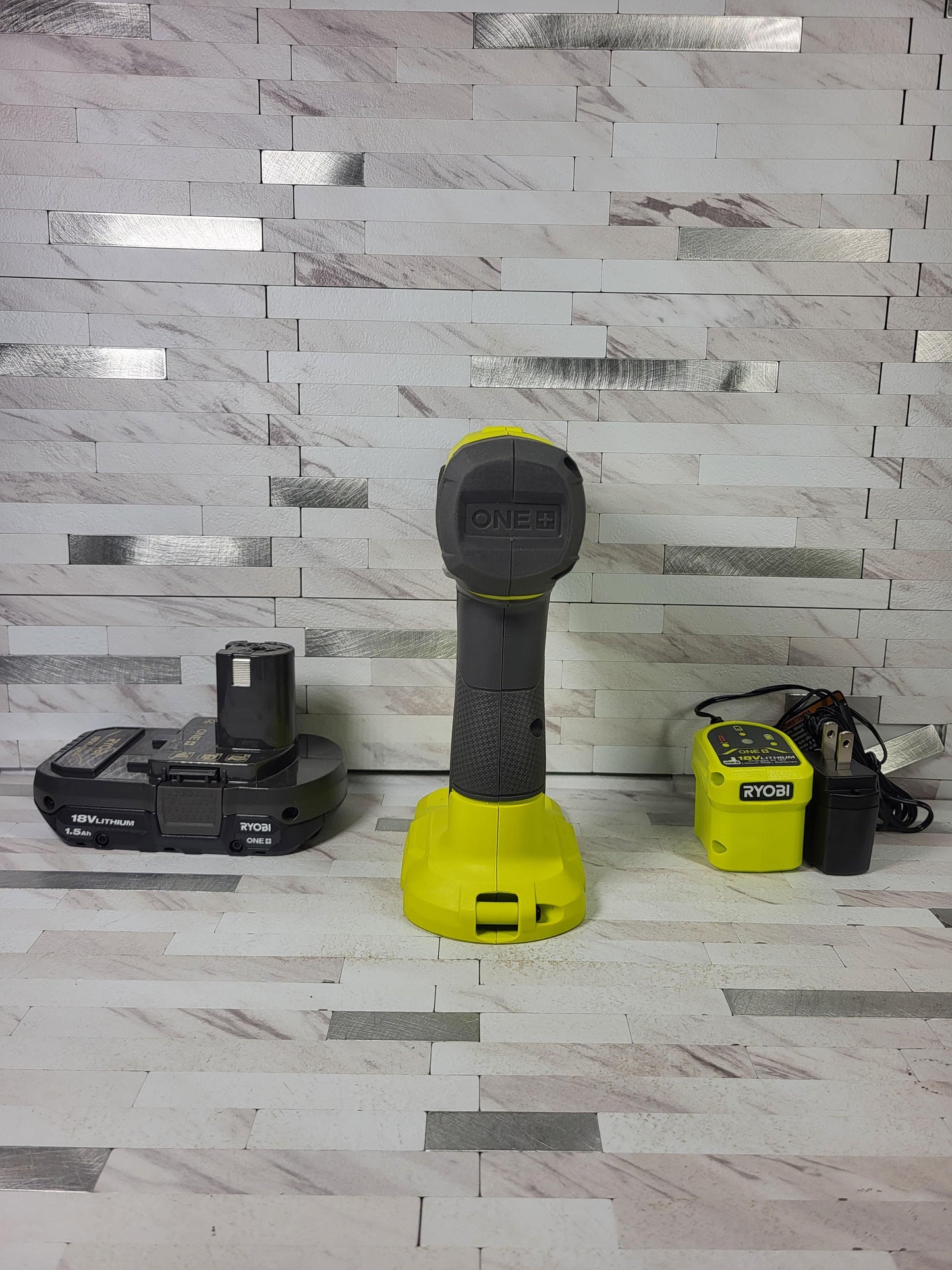 Ryobi ONE+ 18V Cordless 3/8 in. Drill/Driver Kit with 1.5 Ah Battery and Charger