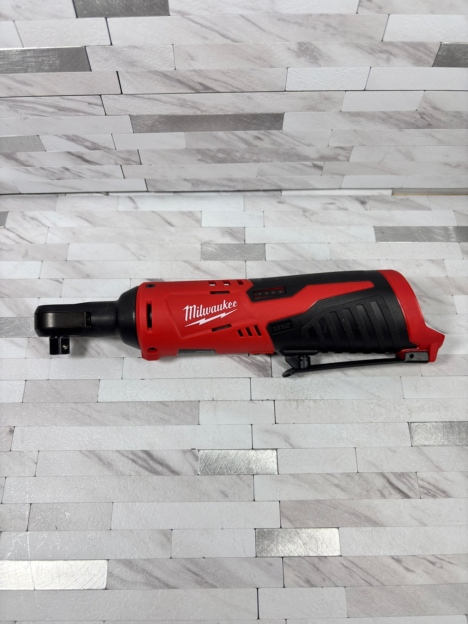 milwaukee 3 8 cordless ratchet with flashlight Milwaukee M12 12V Lithium-Ion Cordless 3/8 in. Ratchet (Tool-Only) – PINTO TOOLS LLC