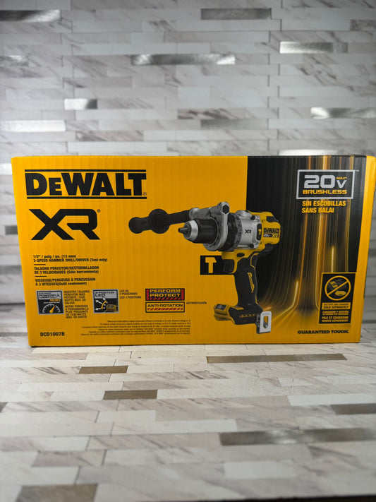 DEWALT XR 1/2-in 20-volt max Variable Speed Brushless Cordless Hammer Drill (Tool Only)
