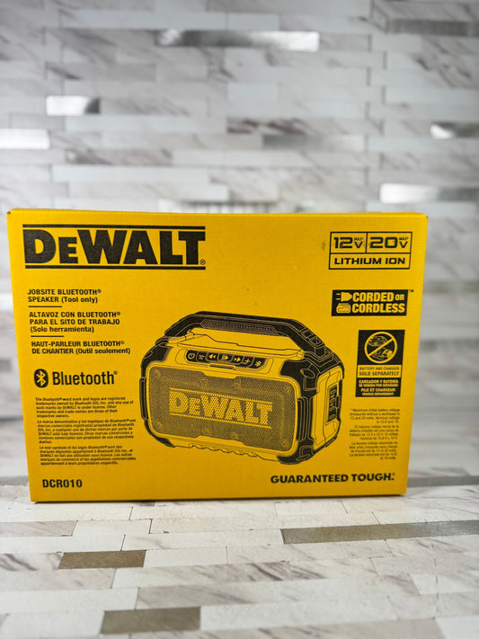 Dewalt 20V MAX Cordless Bluetooth Speaker (Tool Only)