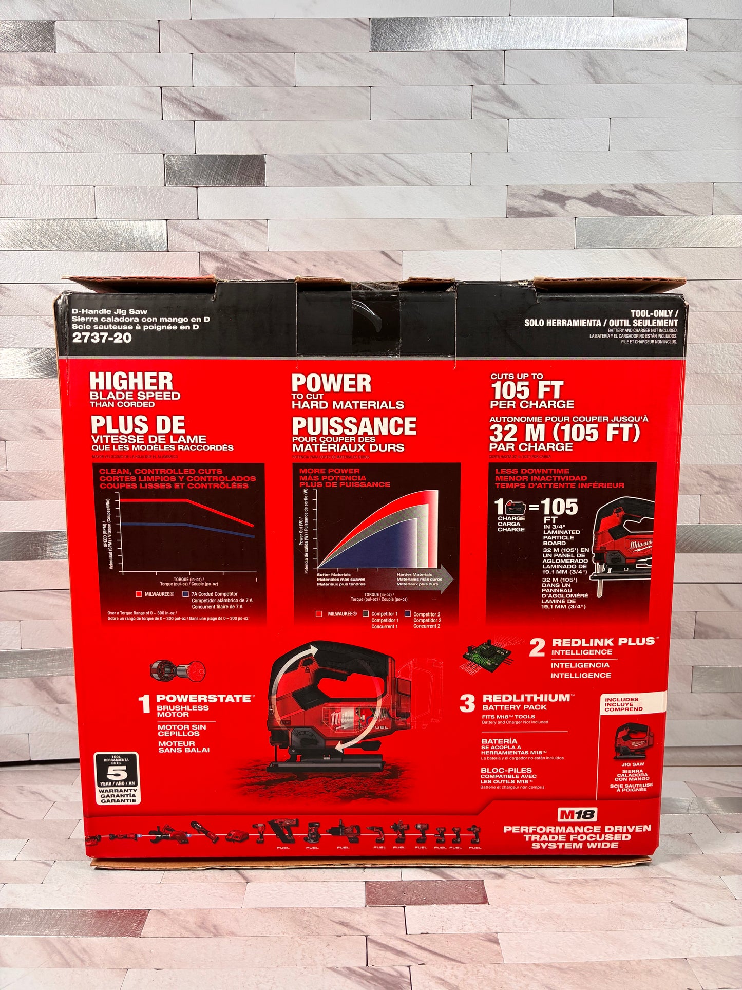 Milwaukee M18 FUEL 18V Lithium-Ion Brushless Cordless Jig Saw (Tool-Only)