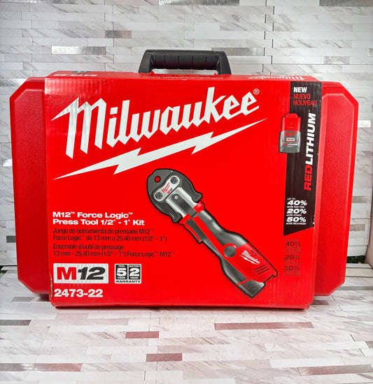 M12 12-Volt Lithium-Ion Force Logic Cordless Press Tool Kit