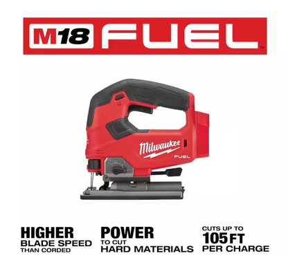 Milwaukee M18 FUEL 18V Lithium-Ion Brushless Cordless Jig Saw (Tool-Only)