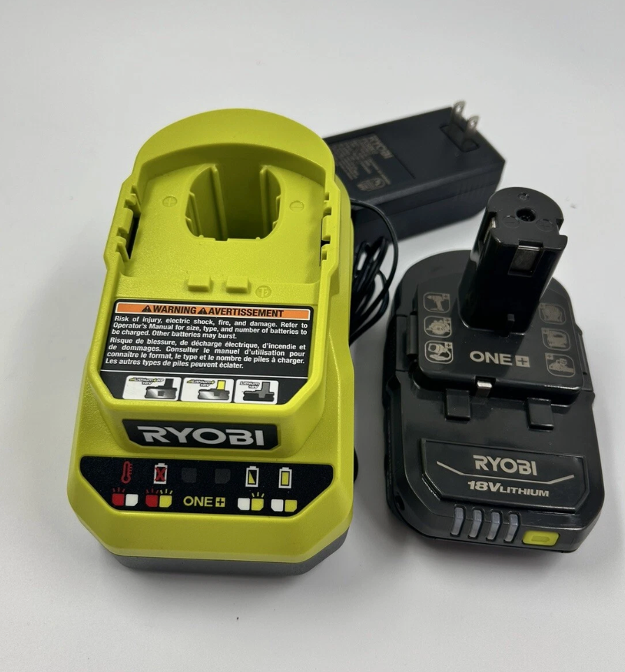 Ryobi ONE+ 18V Volt 18GA Brad Nailer-P321 Kit With Battery and Charger