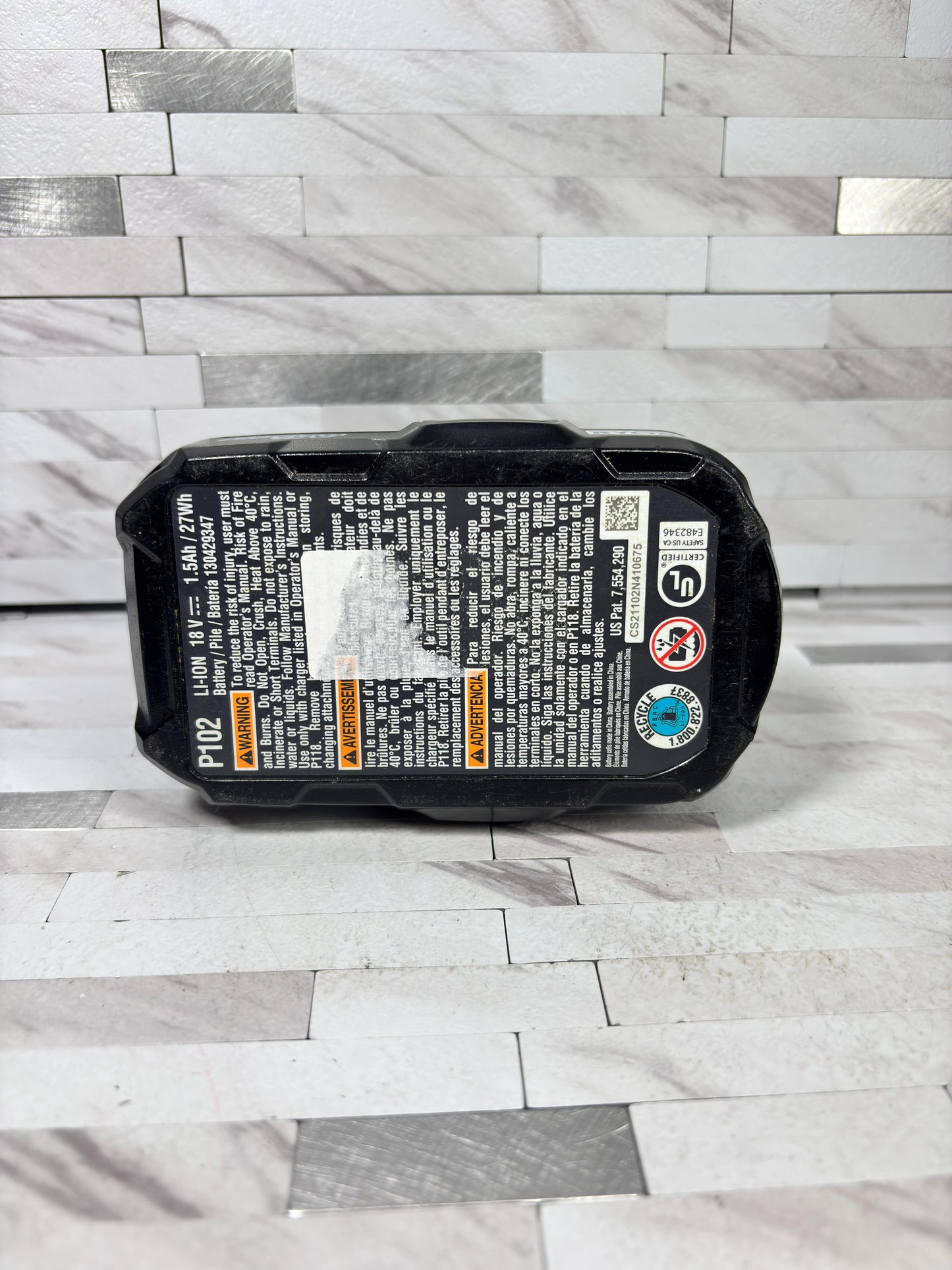 Ryobi ONE+ 18V Lithium-Ion 1.5 Ah Battery