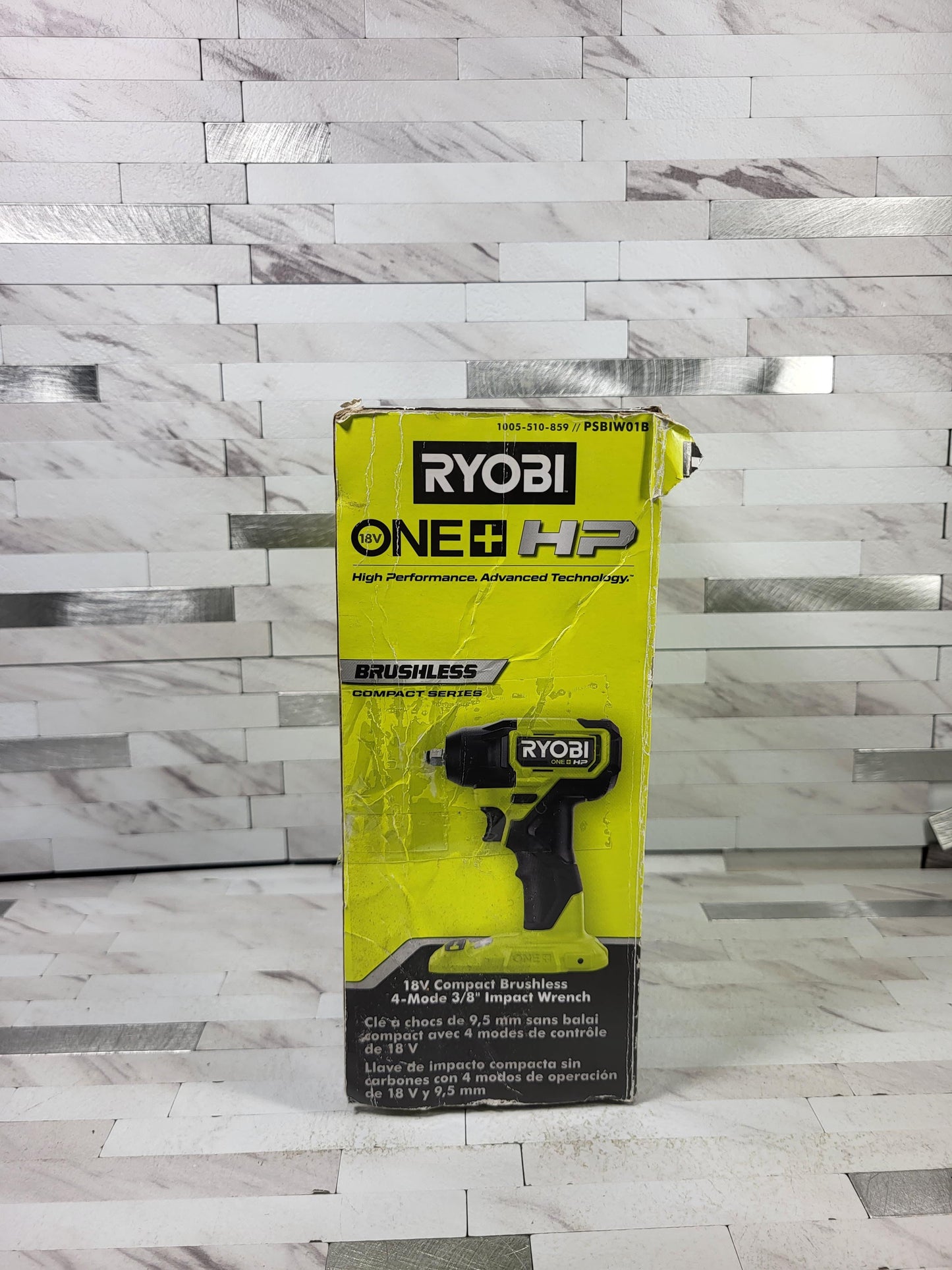 Ryobi ONE+ HP 18V Brushless Cordless Compact 3/8 in. Impact Wrench (Tool Only)
