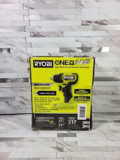 Ryobi ONE+ HP 18V Brushless Cordless Compact 3/8 in. Impact Wrench (Tool Only)