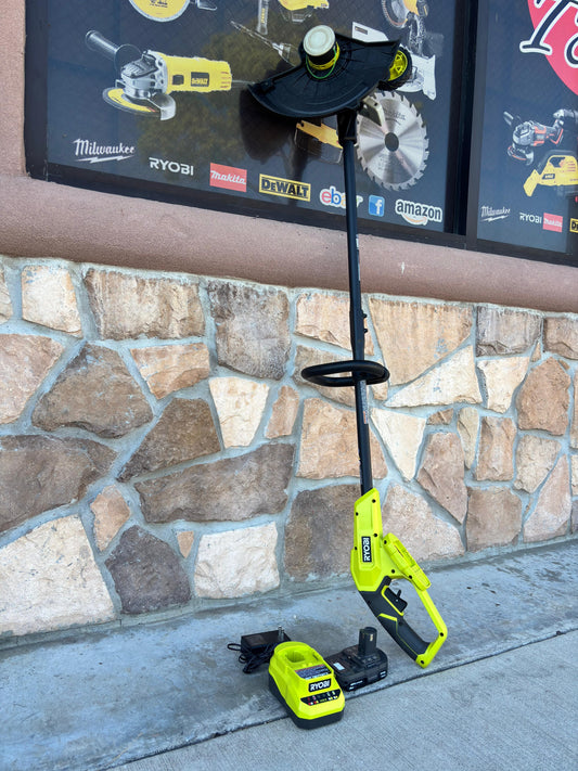 Ryobi ONE+ 18V 13 in. Cordless Battery String Trimmer/Edger with 2.0 Ah Battery and Charger