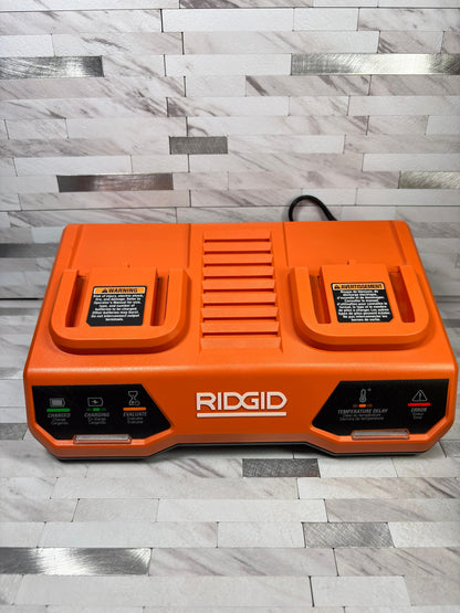 Ridgid 18V Dual Port Simultaneous Charger