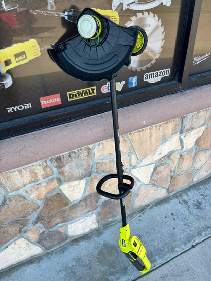 Ryobi ONE+ 18V 13 in. Cordless Battery String Trimmer/Edger with 2.0 Ah Battery and Charger
