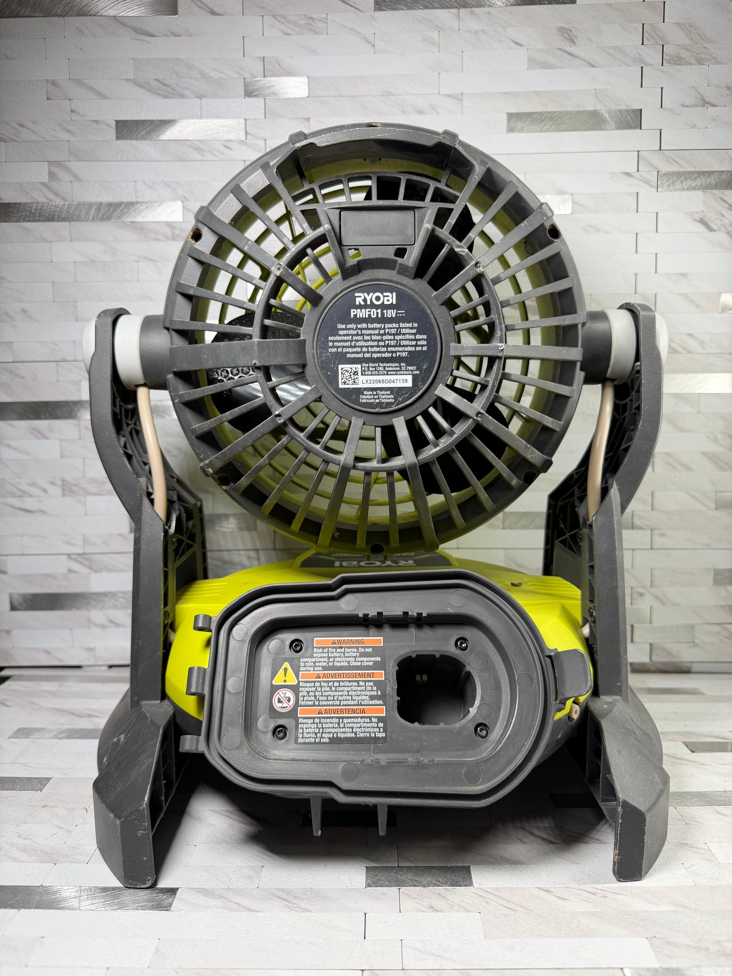 Ryobi ONE+ 18V Portable Bucket Top Misting Fan (Fan Only)