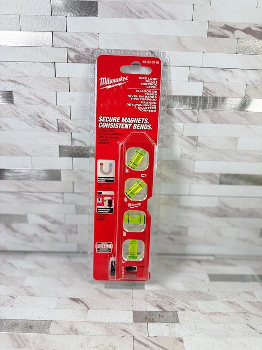 Milwaukee 6.5 in. Pipe Lock Billet Torpedo Level
