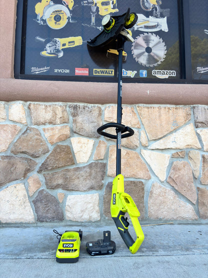 Ryobi ONE+ 18V 13 in. Cordless Battery String Trimmer/Edger with 2.0 Ah Battery and Charger
