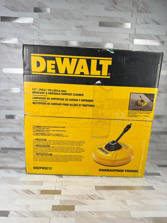 Dewalt 12 in. Rotating Driveway and Sidewalk Surface Cleaner Pressure Washer Attachment (3000 PSI MAX)