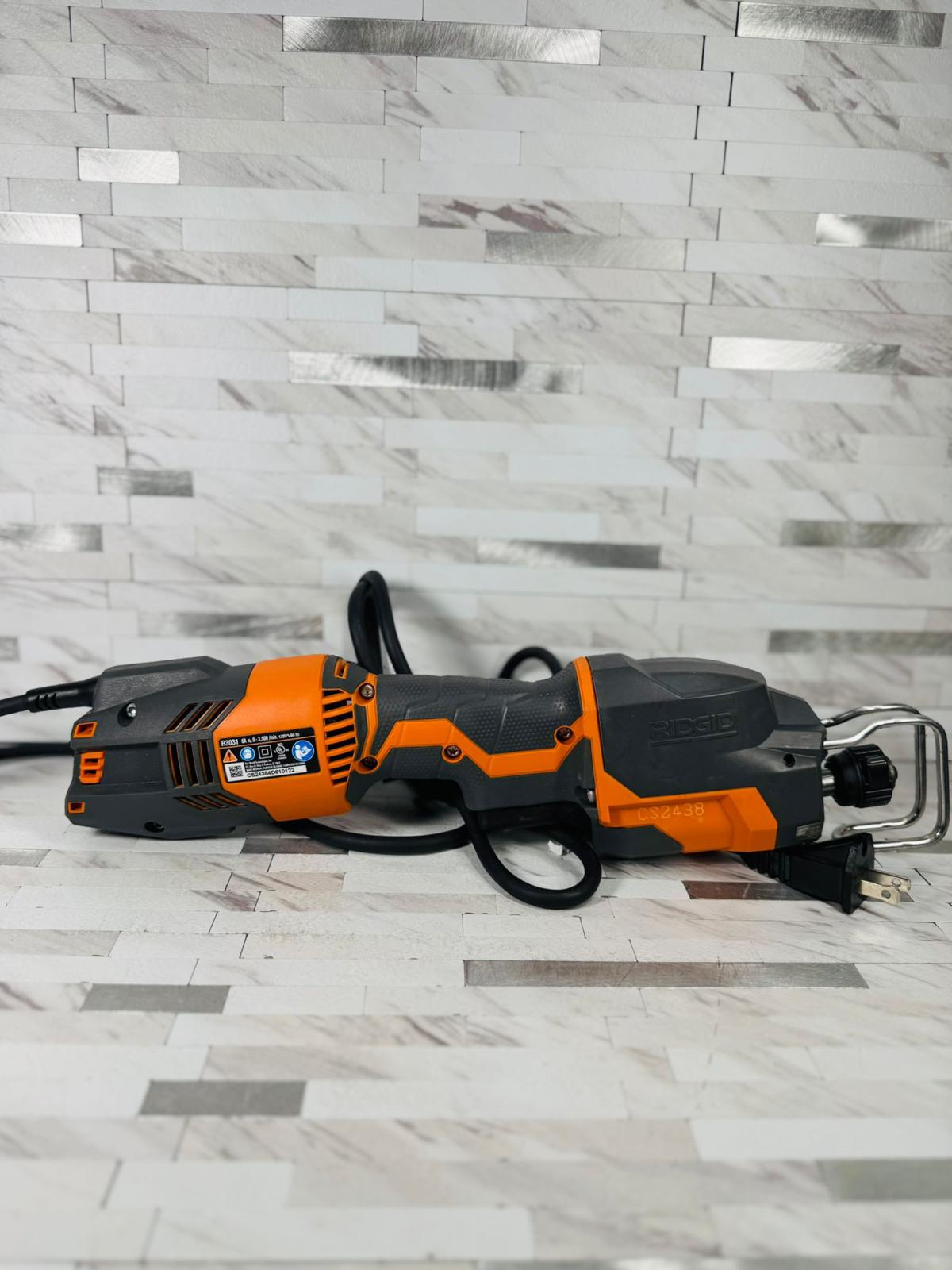 RIDGID Thru Cool 6 Amp Corded 1-Handed Orbital Reciprocating Saw .